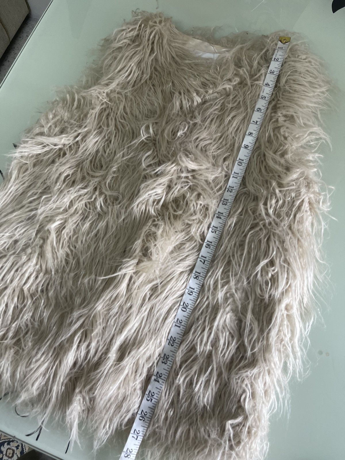 Japanese Brand Nice❗️Spick & Span Faux Fur Mohair Cloak/Vest Size M / US 6-8 / IT 42-44 - 14 Thumbnail