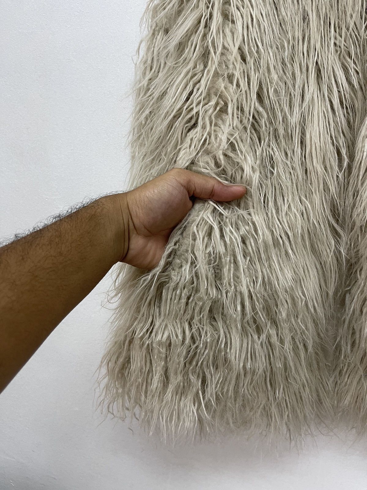 Japanese Brand Nice❗️Spick & Span Faux Fur Mohair Cloak/Vest Size M / US 6-8 / IT 42-44 - 6 Thumbnail