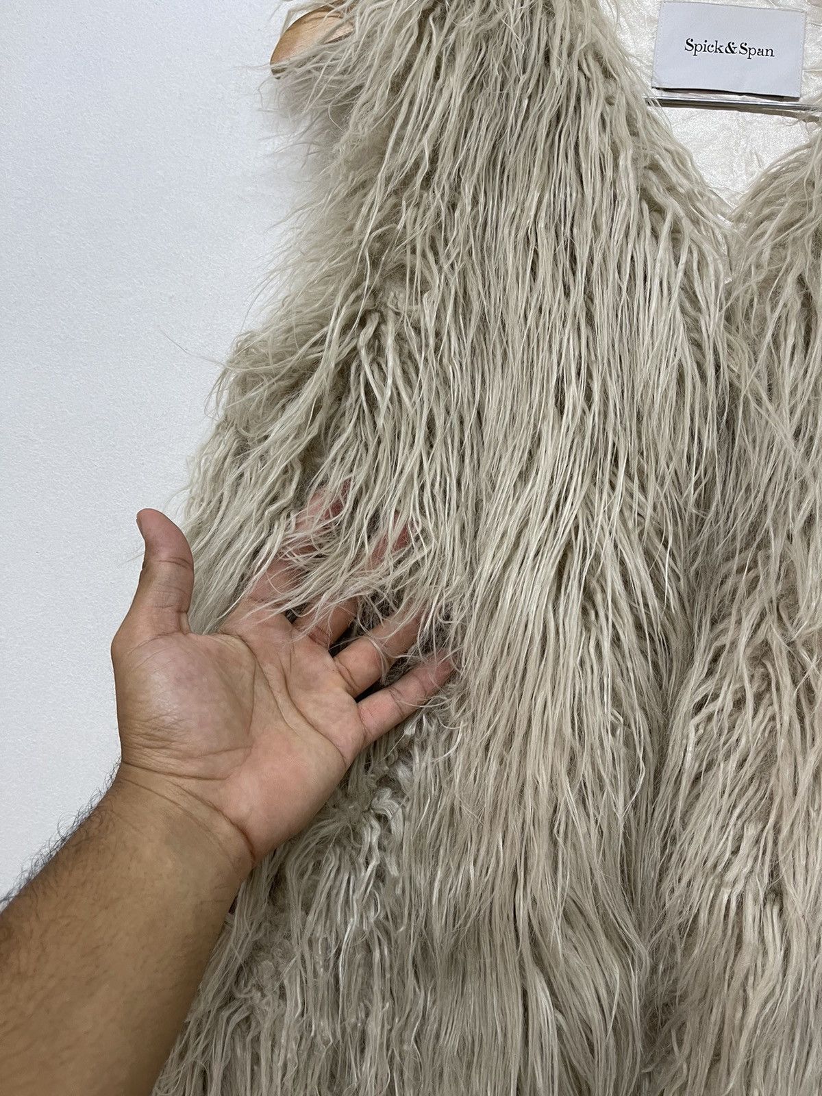 Japanese Brand Nice❗️Spick & Span Faux Fur Mohair Cloak/Vest Size M / US 6-8 / IT 42-44 - 5 Thumbnail