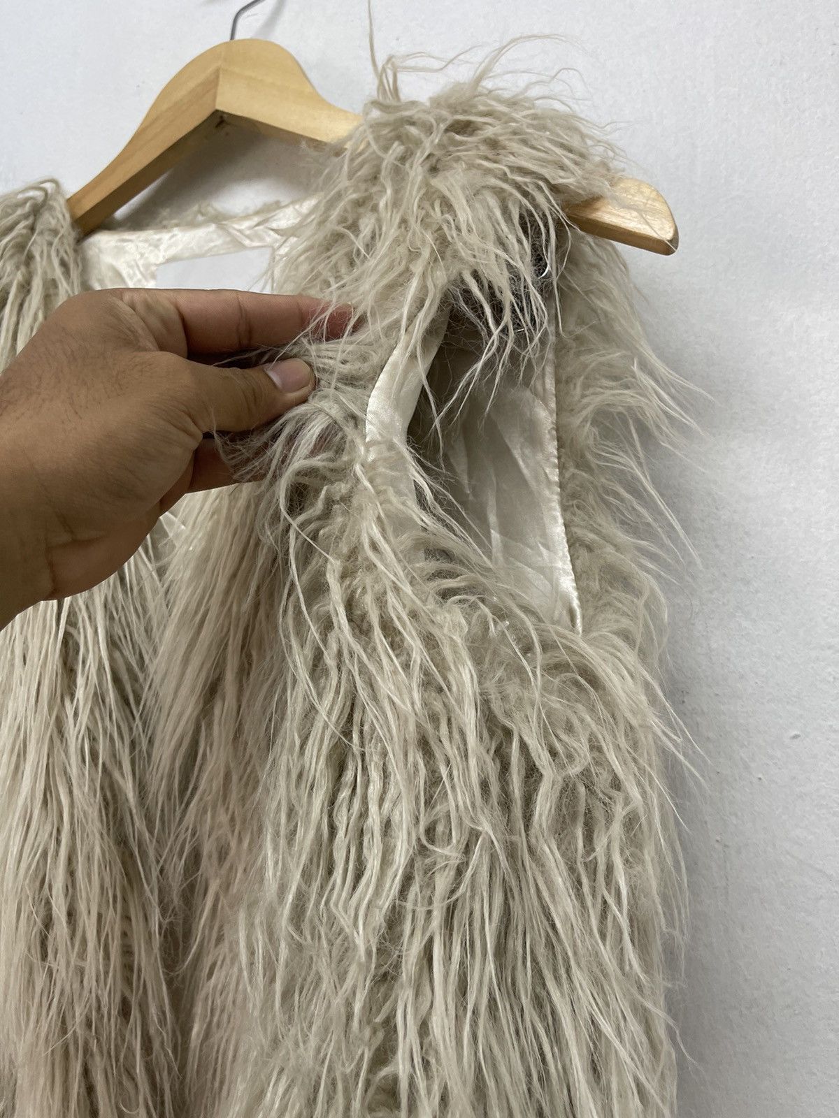 Japanese Brand Nice❗️Spick & Span Faux Fur Mohair Cloak/Vest Size M / US 6-8 / IT 42-44 - 12 Thumbnail