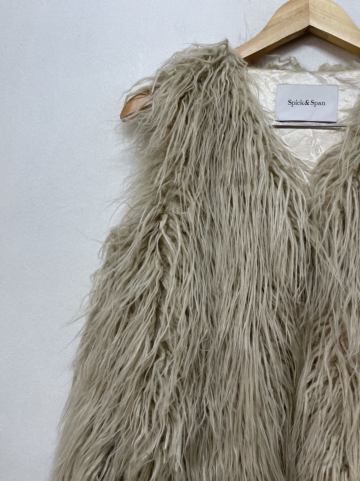 Japanese Brand Nice❗️Spick & Span Faux Fur Mohair Cloak/Vest Size M / US 6-8 / IT 42-44 - 4 Thumbnail