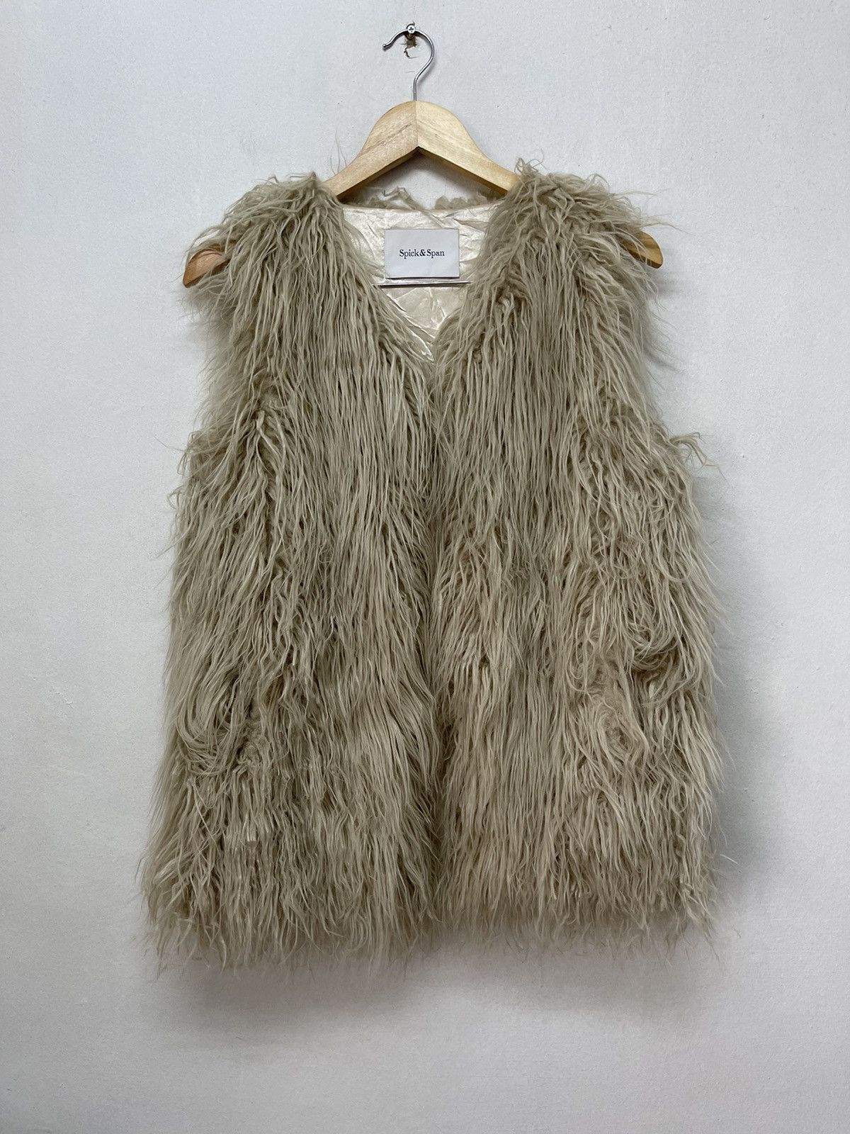 Japanese Brand Nice❗️Spick & Span Faux Fur Mohair Cloak/Vest Size M / US 6-8 / IT 42-44 - 1 Thumbnail