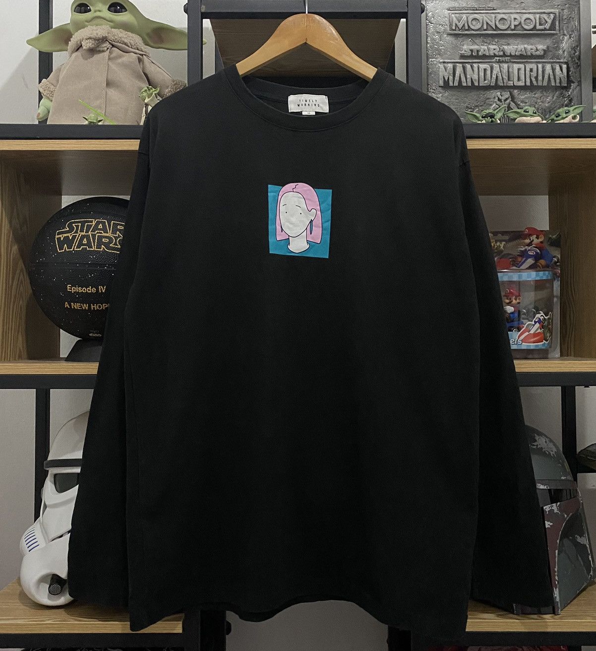 TIMELY WARNING GIRLY PHOTO TEE L/S Tee Japanese Brand