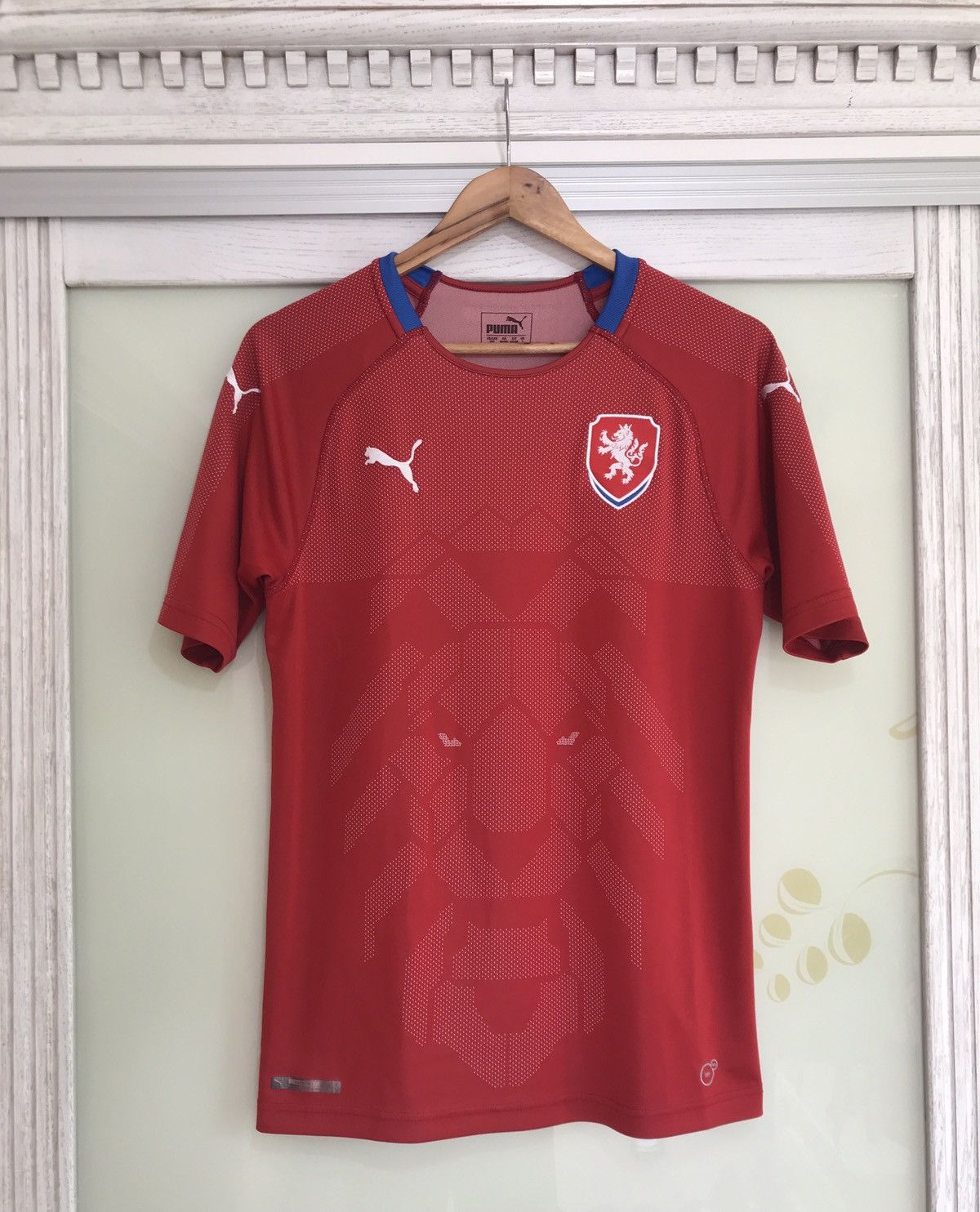 Puma Czech Republic 2017-2018 Home Soccer Jersey Football Kit Size US S / EU 44-46 / 1 - 1 Thumbnail