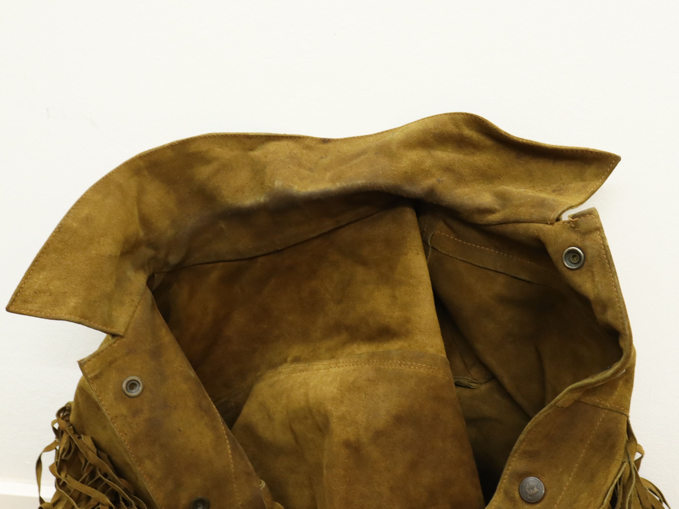 Ibex × Vintage Vintage IBEX Fringe Hippie Western Suede Leather Jacket Size US M / EU 48-50 / 2 - 15 Thumbnail