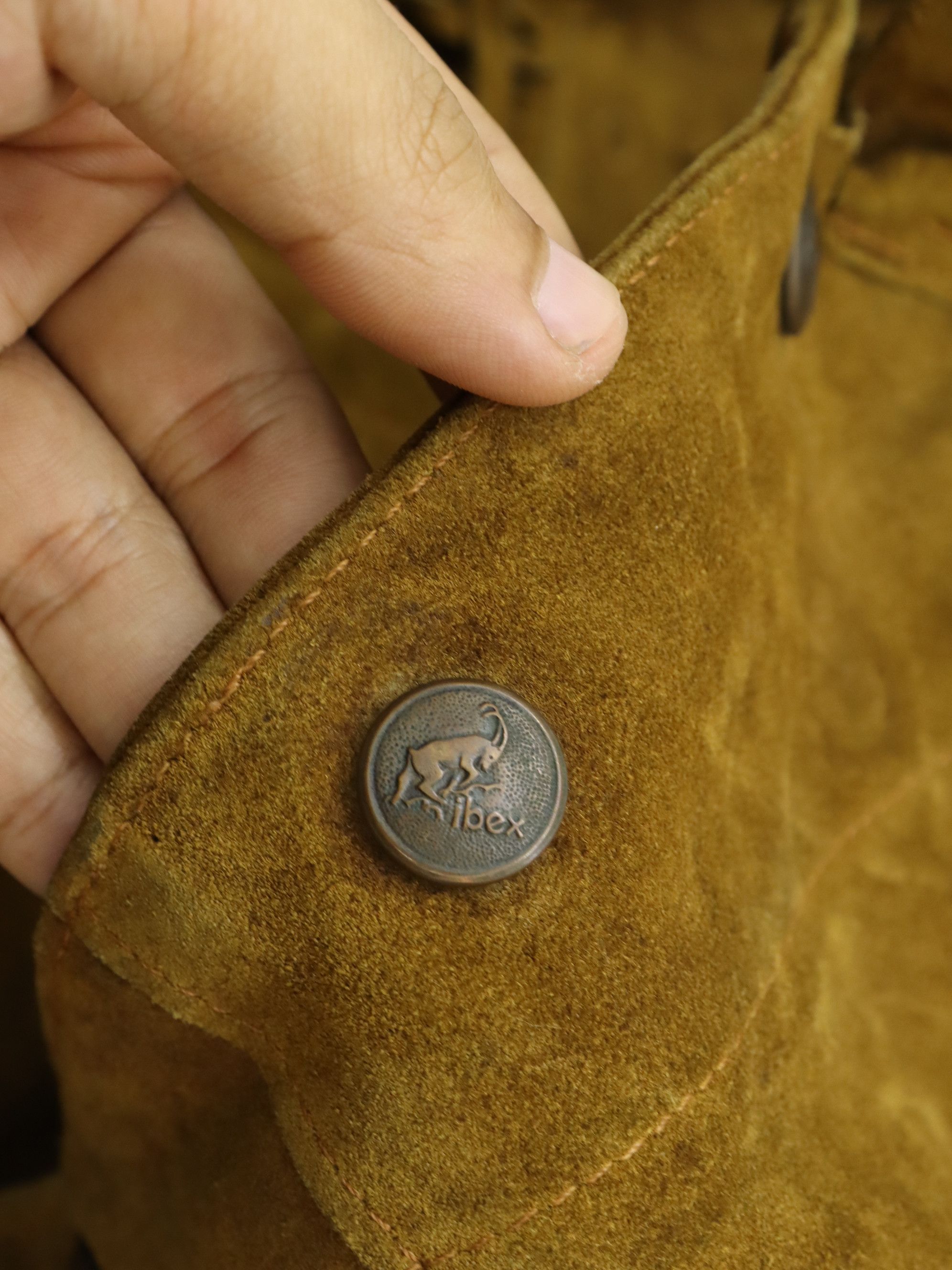 Ibex × Vintage Vintage IBEX Fringe Hippie Western Suede Leather Jacket Size US M / EU 48-50 / 2 - 4 Thumbnail