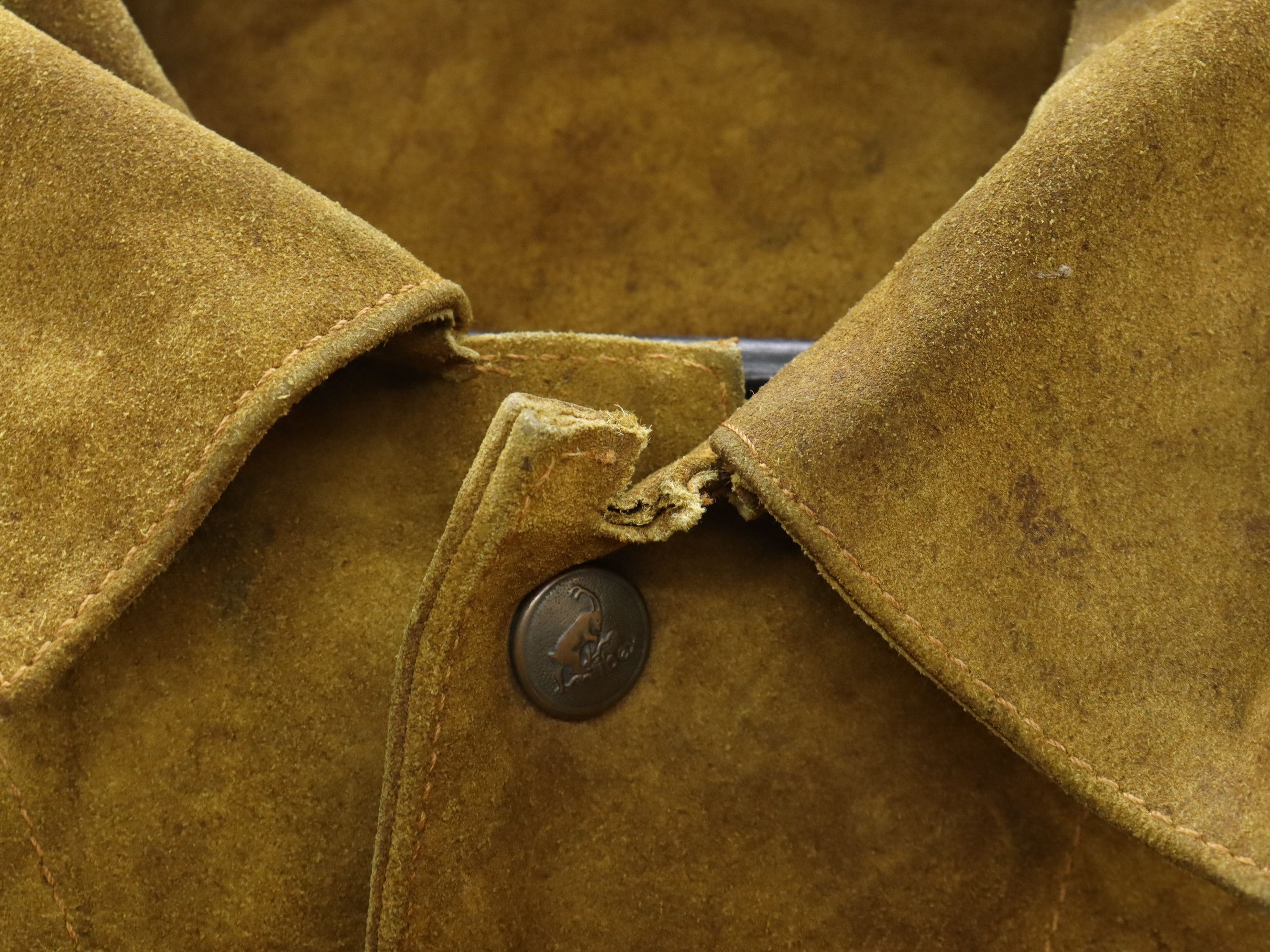 Ibex × Vintage Vintage IBEX Fringe Hippie Western Suede Leather Jacket Size US M / EU 48-50 / 2 - 13 Thumbnail