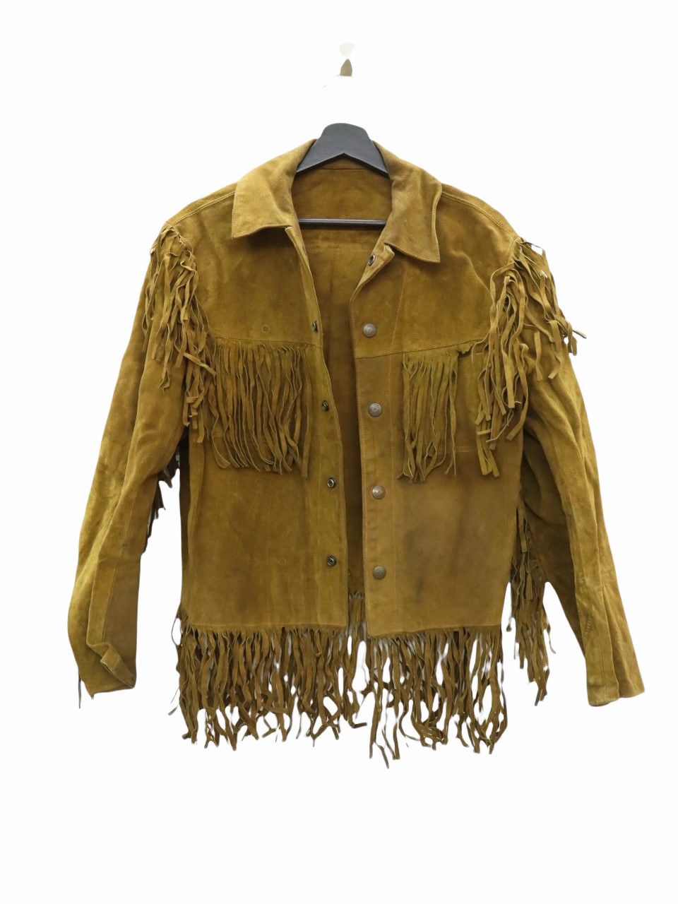 Ibex × Vintage Vintage IBEX Fringe Hippie Western Suede Leather Jacket Size US M / EU 48-50 / 2 - 1 Thumbnail