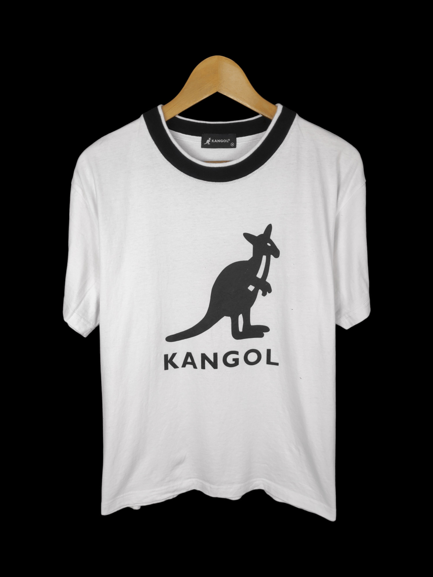 Kangol 🔥Best Offer🔥 Vintage Kangol Big Logo Crop Top Shirt Size US M / EU 48-50 / 2 - 1 Thumbnail