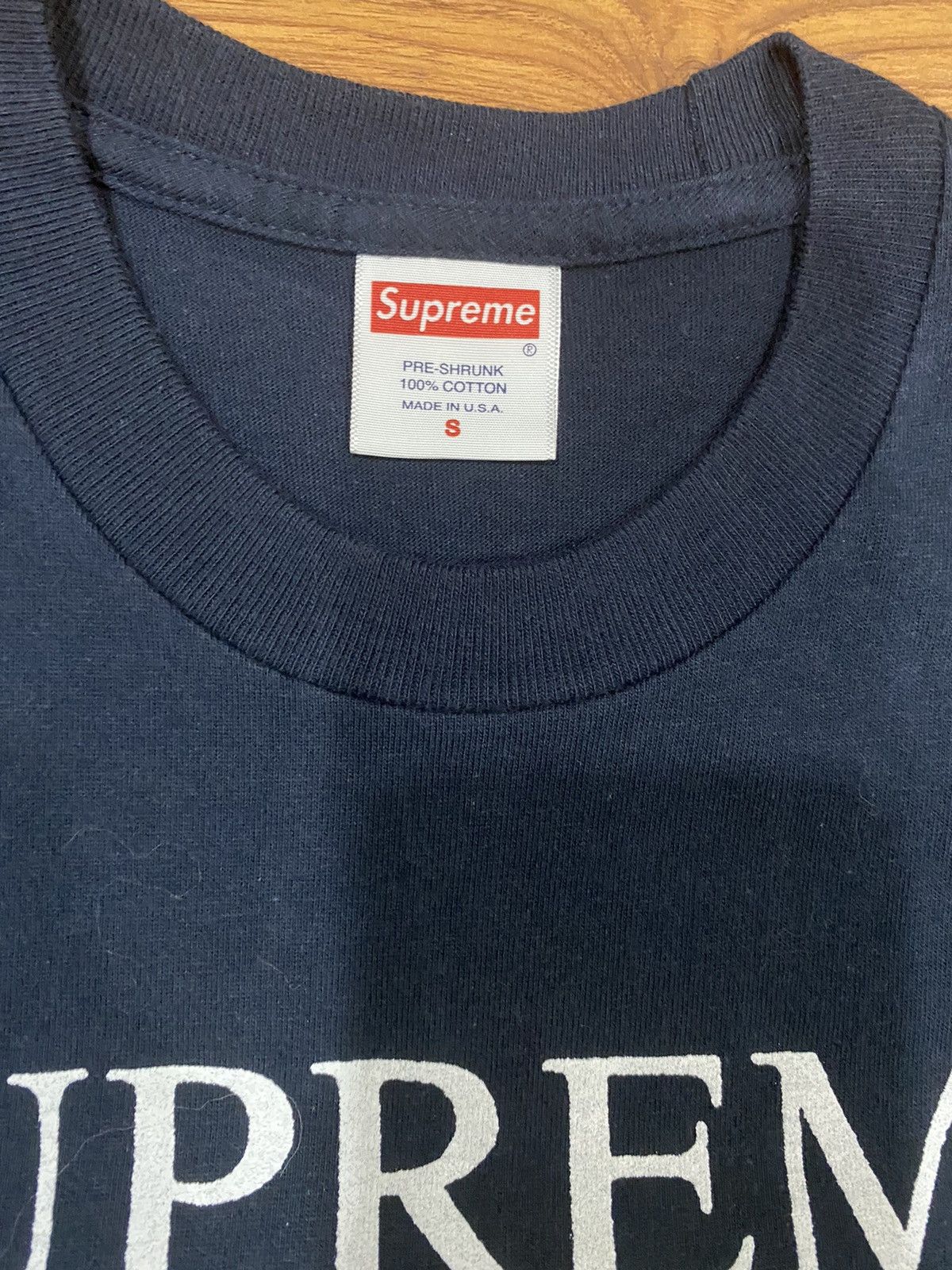 Supreme Supreme Peach Tee Size US S / EU 44-46 / 1 - 2 Thumbnail