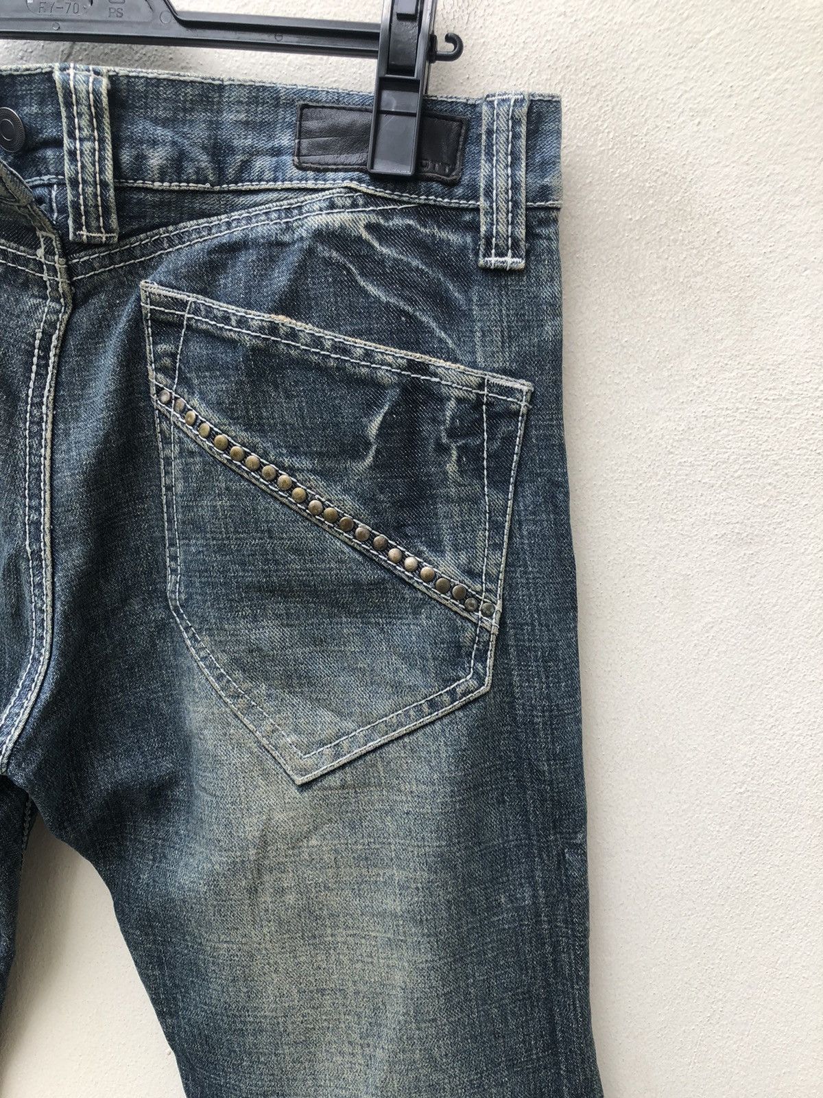 Boycott Boycott Japan Paint Splashes Studded Distressed Denim Size US 30 / EU 46 - 15 Thumbnail