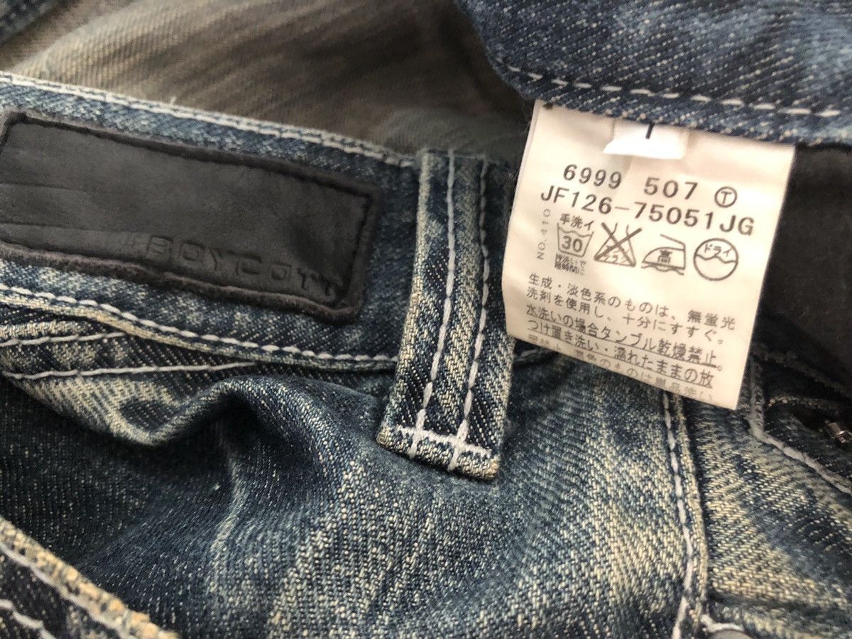 Boycott Boycott Japan Paint Splashes Studded Distressed Denim Size US 30 / EU 46 - 18 Thumbnail