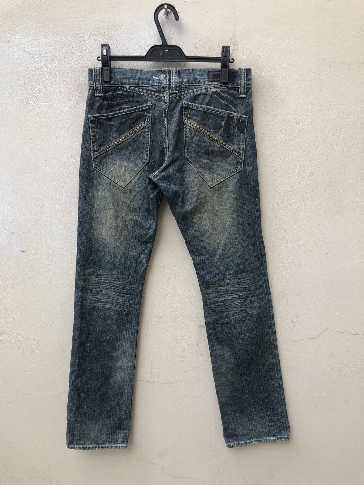 Boycott Boycott Japan Paint Splashes Studded Distressed Denim Size US 30 / EU 46 - 10 Thumbnail