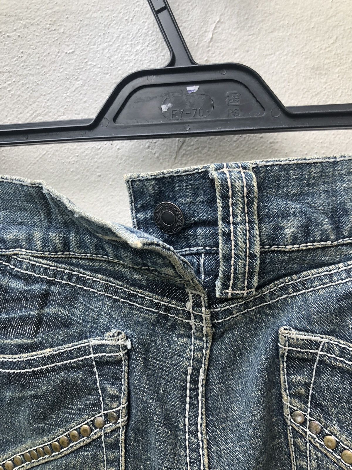 Boycott Boycott Japan Paint Splashes Studded Distressed Denim Size US 30 / EU 46 - 12 Thumbnail
