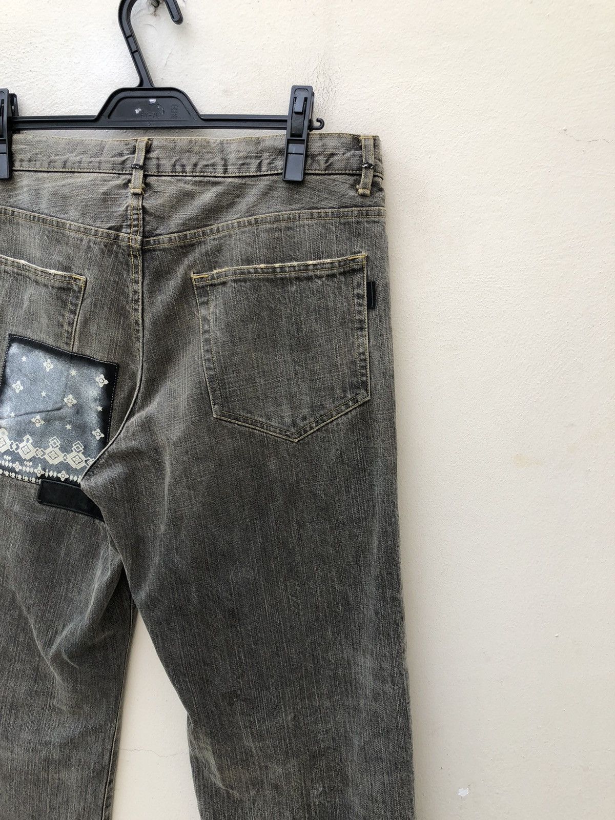 Vintage Vintage Xescape Japan Patchwork Denim Jeans Size US 34 / EU 50 - 19 Thumbnail