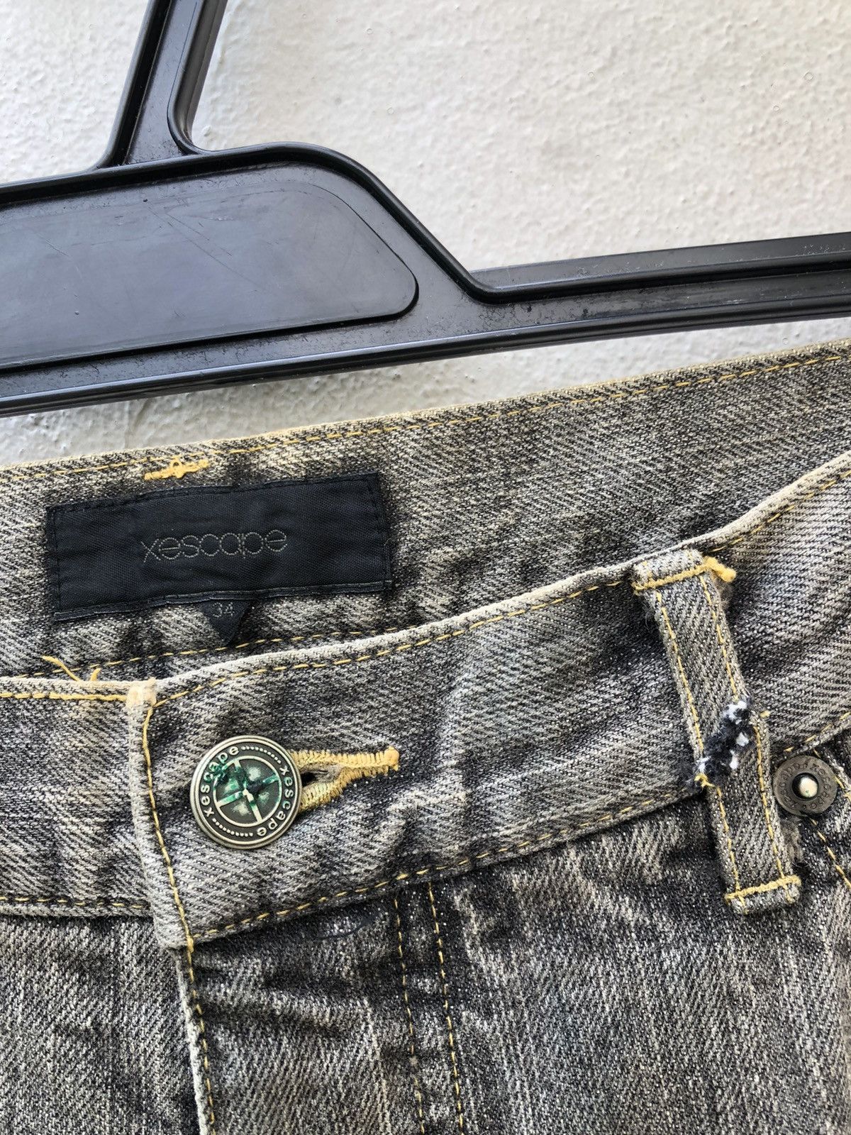 Vintage Vintage Xescape Japan Patchwork Denim Jeans Size US 34 / EU 50 - 4 Thumbnail