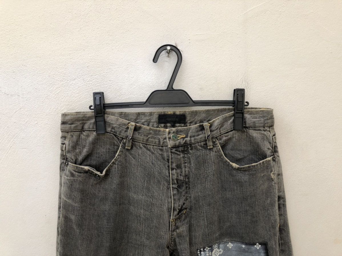 Vintage Vintage Xescape Japan Patchwork Denim Jeans Size US 34 / EU 50 - 2 Thumbnail