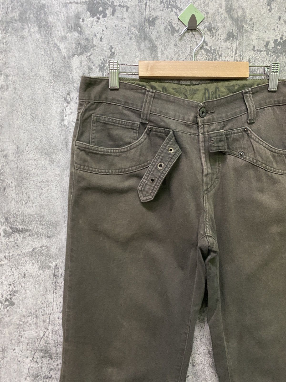 Dolce & Gabbana × Vintage Vintage Italian DOLCE AND GABBANA Faded Bondage Pant Size US 32 / EU 48 - 4 Thumbnail