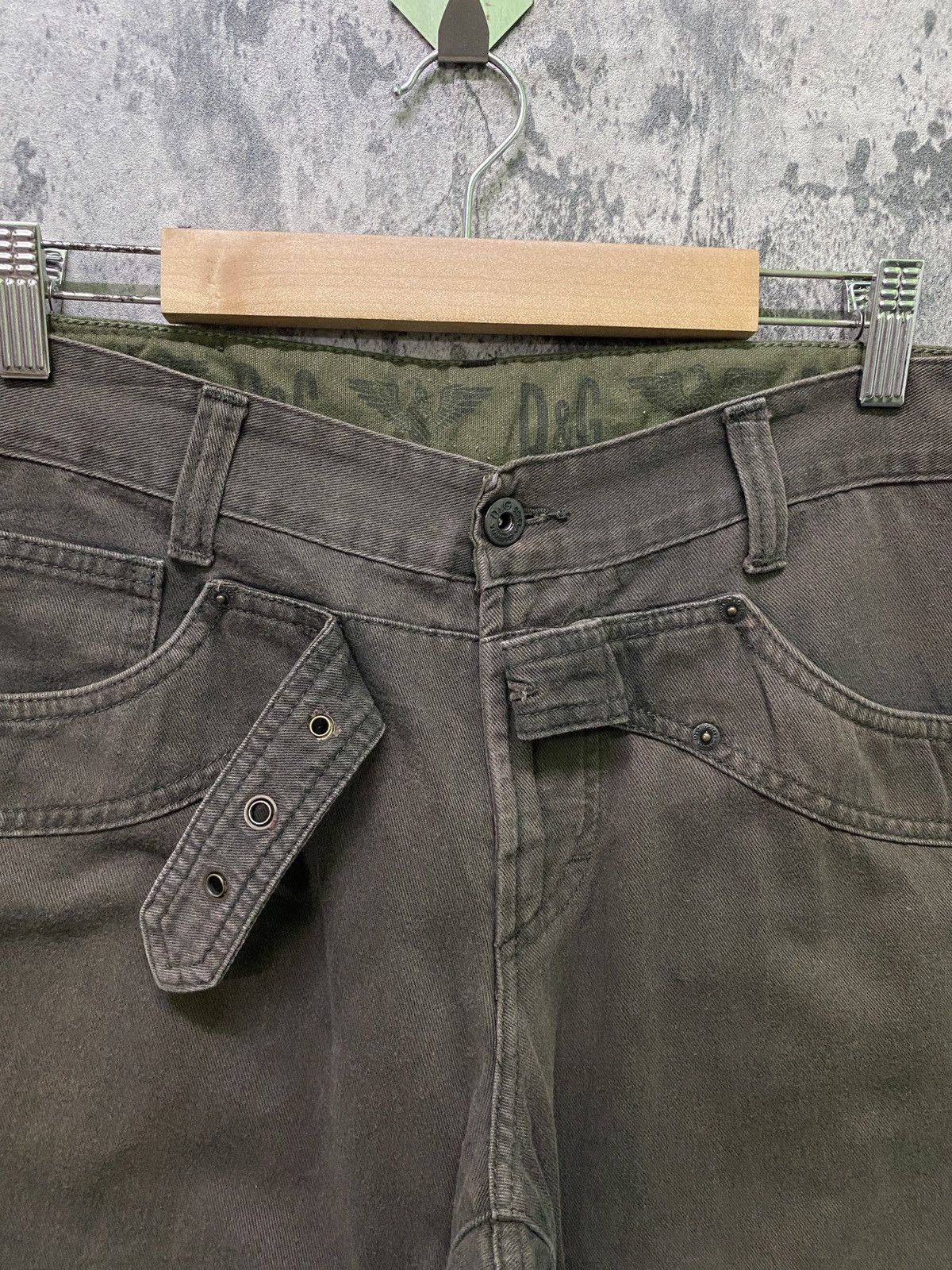 Dolce & Gabbana × Vintage Vintage Italian DOLCE AND GABBANA Faded Bondage Pant Size US 32 / EU 48 - 8 Thumbnail