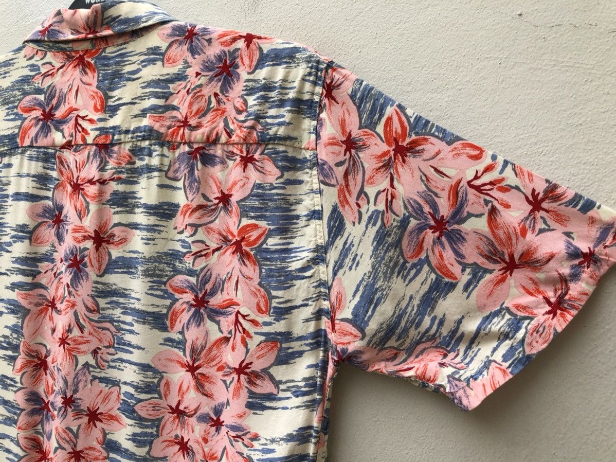 Blue Blue Japan Blue Blue Japan Aloha Double Pocket Rayon Hawaiian Shirt Size US M / EU 48-50 / 2 - 16 Thumbnail