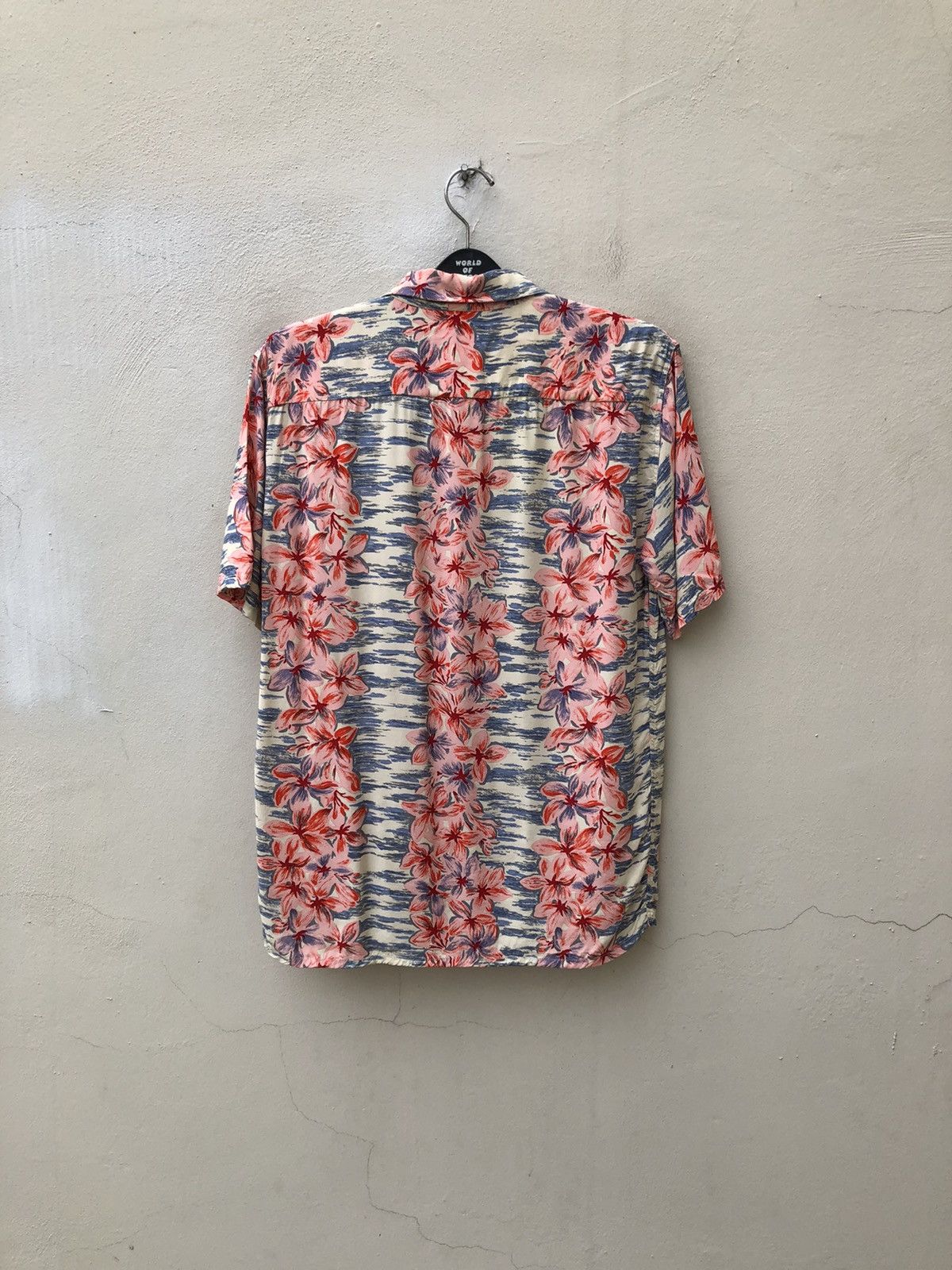 Blue Blue Japan Blue Blue Japan Aloha Double Pocket Rayon Hawaiian Shirt Size US M / EU 48-50 / 2 - 14 Thumbnail