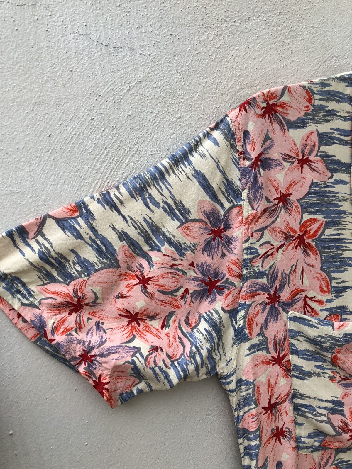 Blue Blue Japan Blue Blue Japan Aloha Double Pocket Rayon Hawaiian Shirt Size US M / EU 48-50 / 2 - 12 Thumbnail
