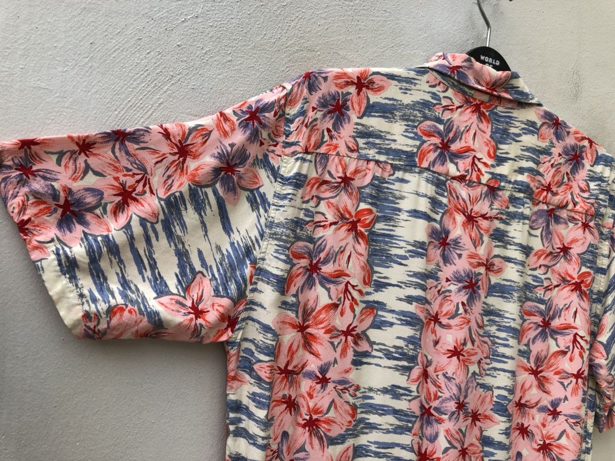 Blue Blue Japan Blue Blue Japan Aloha Double Pocket Rayon Hawaiian Shirt Size US M / EU 48-50 / 2 - 18 Thumbnail