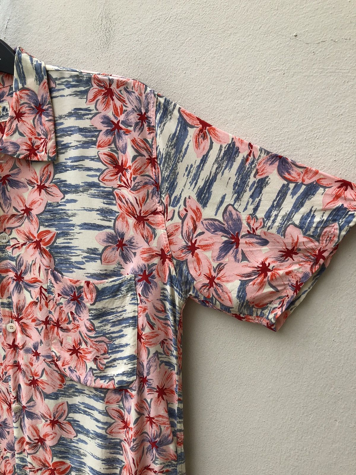 Blue Blue Japan Blue Blue Japan Aloha Double Pocket Rayon Hawaiian Shirt Size US M / EU 48-50 / 2 - 11 Thumbnail