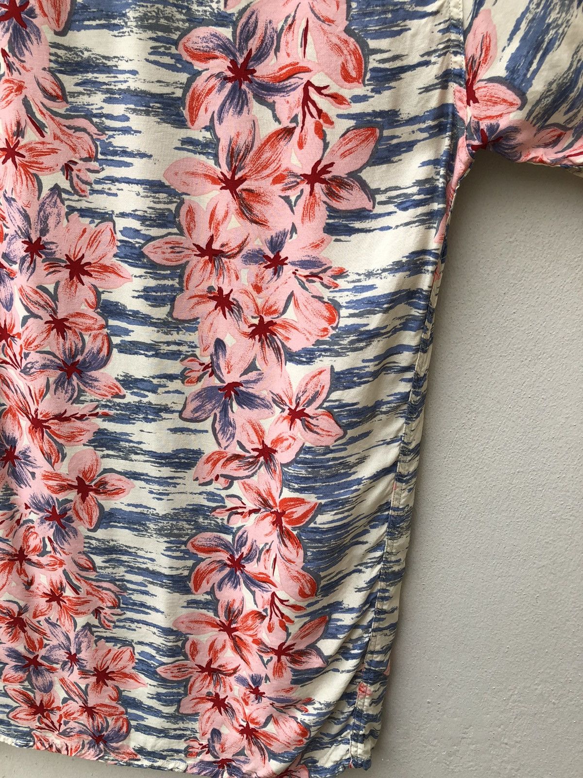 Blue Blue Japan Blue Blue Japan Aloha Double Pocket Rayon Hawaiian Shirt Size US M / EU 48-50 / 2 - 17 Thumbnail