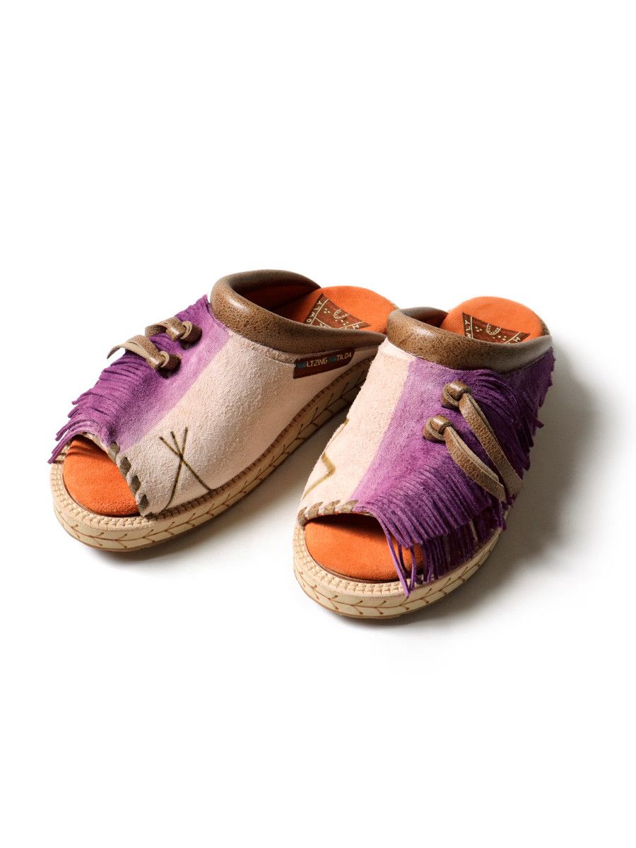Kapital × Vibram Kapital 2-TONE Deer Leather Pueblo Rain Sabo Sandals Size US 10.5 / EU 43-44 - 1 Thumbnail