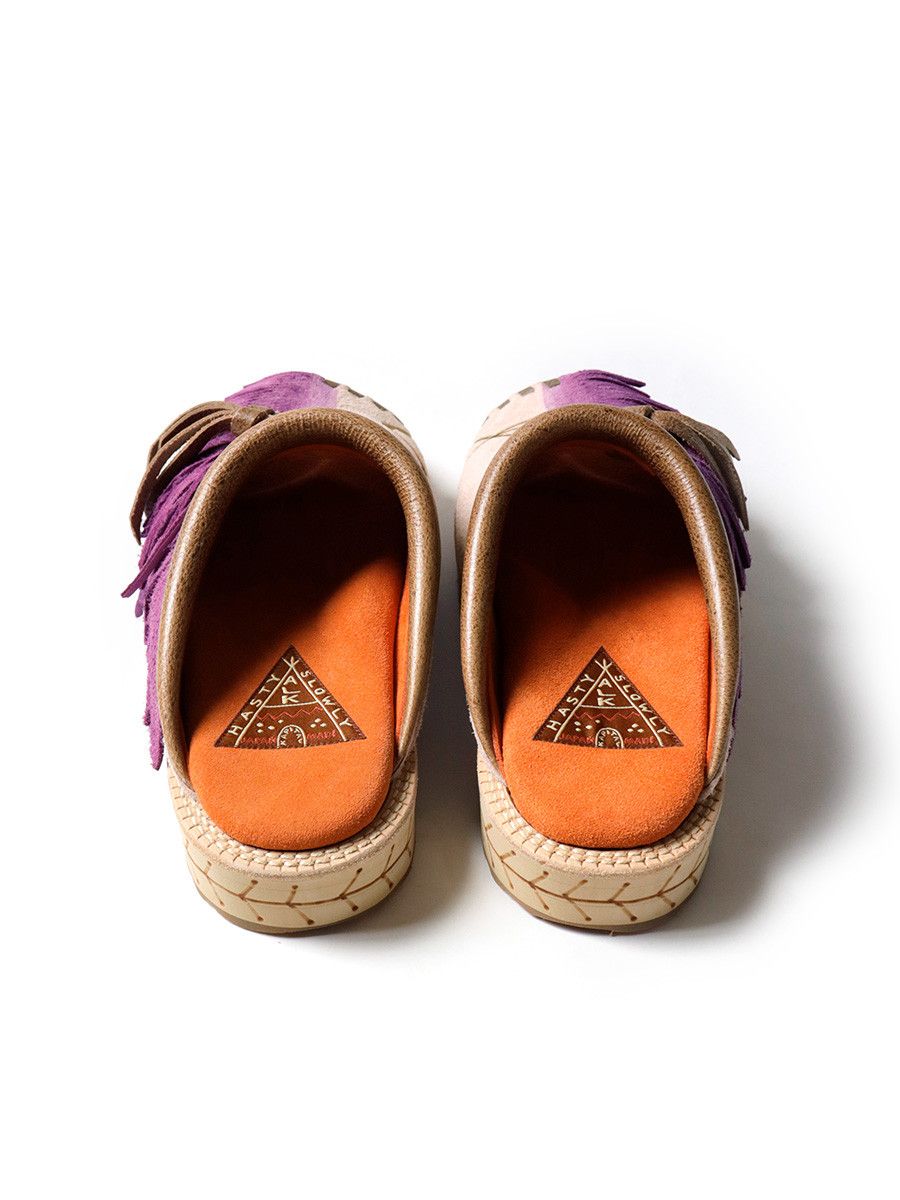 Kapital × Vibram Kapital 2-TONE Deer Leather Pueblo Rain Sabo Sandals Size US 10.5 / EU 43-44 - 4 Thumbnail