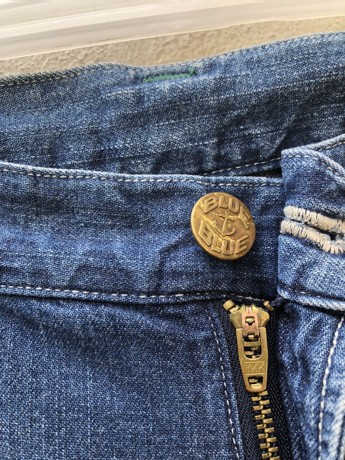 Blue Blue Japan BLUE BLUE Made in Japan Indigo Denim Workwear Pant Size US 30 / EU 46 - 8 Thumbnail