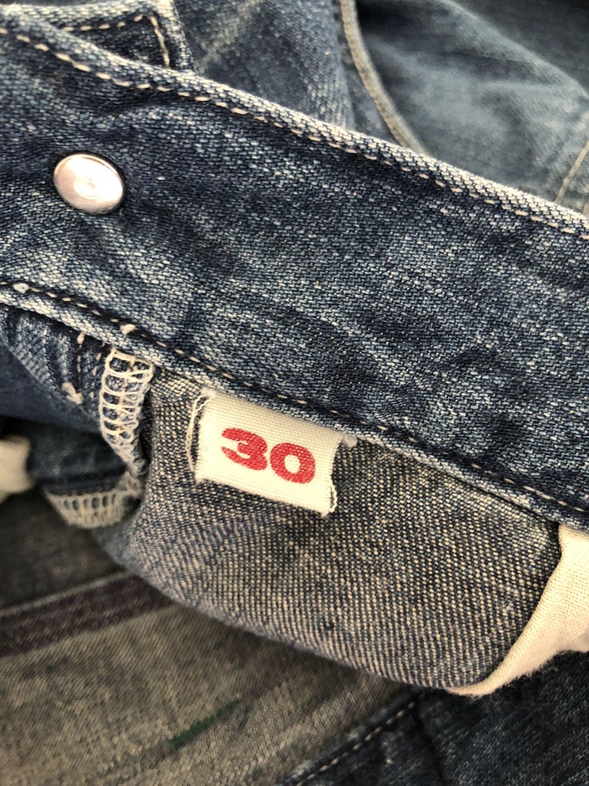 Blue Blue Japan BLUE BLUE Made in Japan Indigo Denim Workwear Pant Size US 30 / EU 46 - 24 Thumbnail