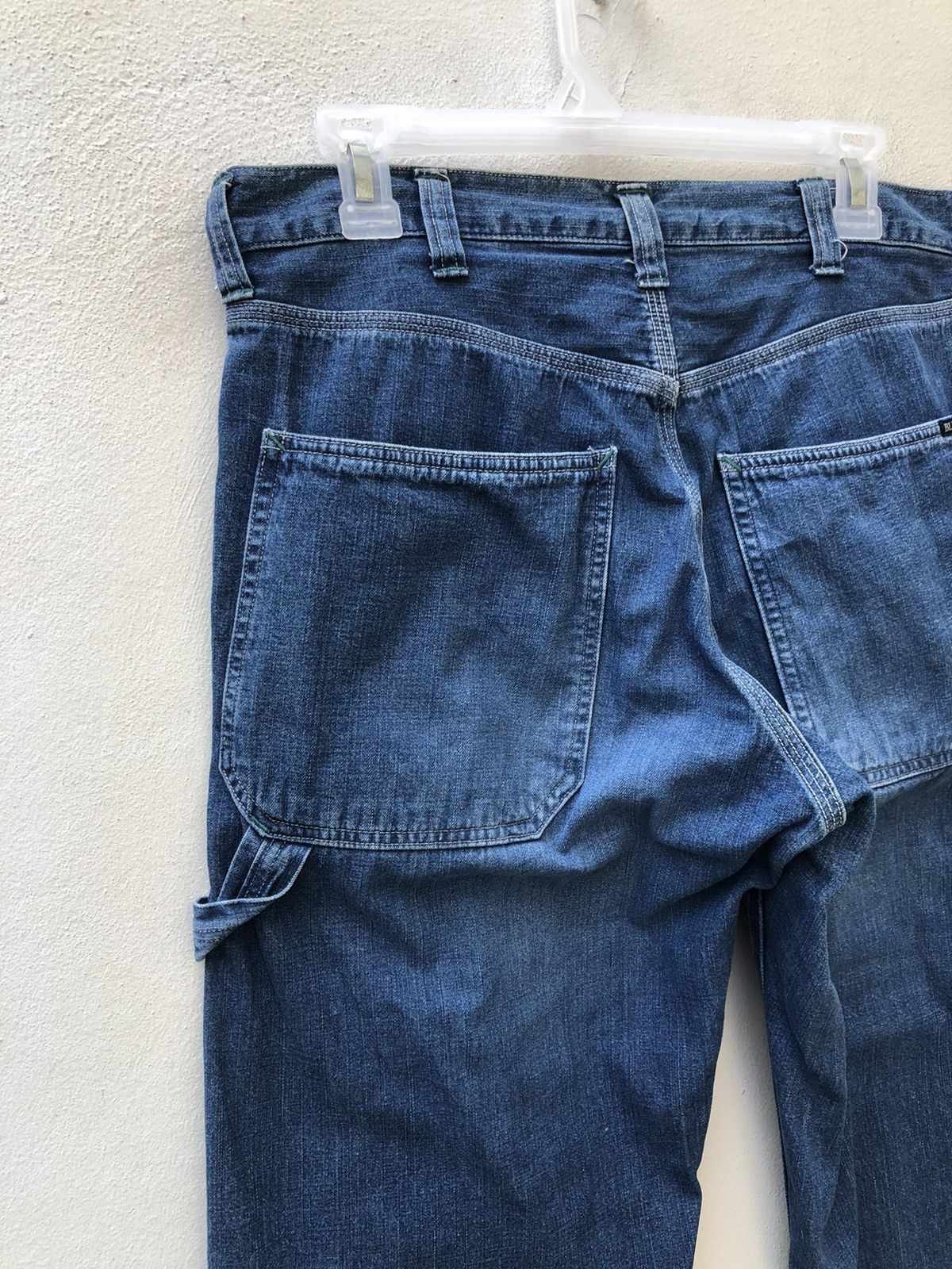 Blue Blue Japan BLUE BLUE Made in Japan Indigo Denim Workwear Pant Size US 30 / EU 46 - 16 Thumbnail