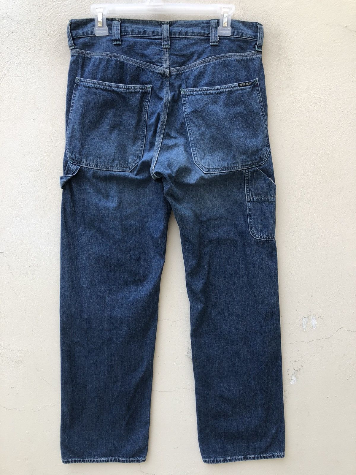 Blue Blue Japan BLUE BLUE Made in Japan Indigo Denim Workwear Pant Size US 30 / EU 46 - 15 Thumbnail