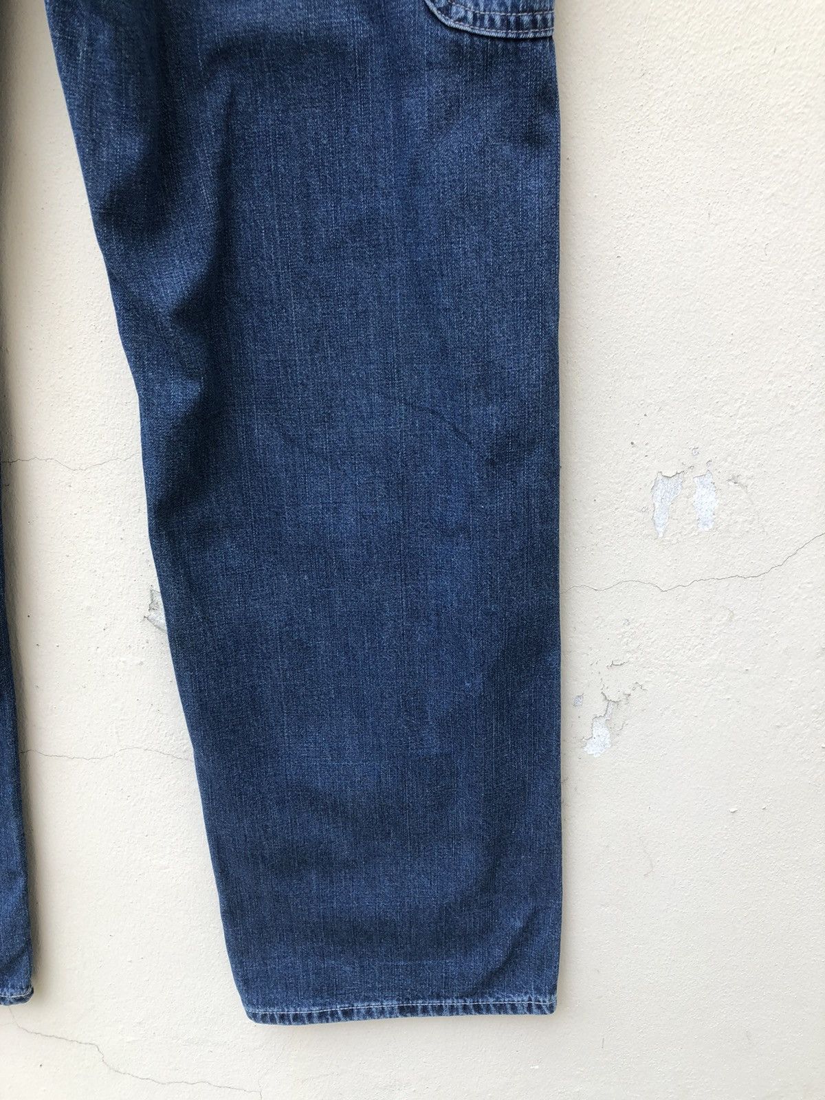 Blue Blue Japan BLUE BLUE Made in Japan Indigo Denim Workwear Pant Size US 30 / EU 46 - 21 Thumbnail