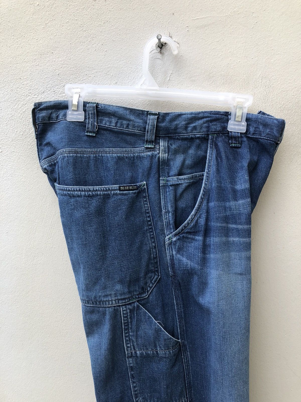 Blue Blue Japan BLUE BLUE Made in Japan Indigo Denim Workwear Pant Size US 30 / EU 46 - 23 Thumbnail
