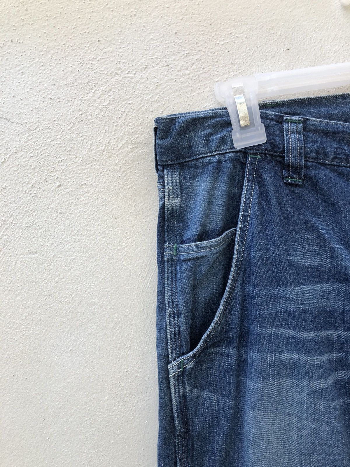 Blue Blue Japan BLUE BLUE Made in Japan Indigo Denim Workwear Pant Size US 30 / EU 46 - 7 Thumbnail