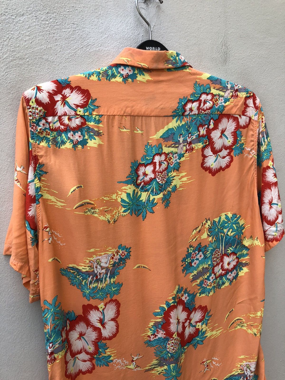 Blue Blue Japan Blue Blue Aloha Japan 100% Rayon Hawaiian Shirt Size US S / EU 44-46 / 1 - 16 Thumbnail