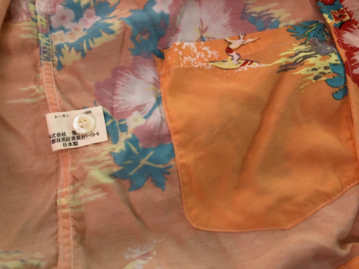 Blue Blue Japan Blue Blue Aloha Japan 100% Rayon Hawaiian Shirt Size US S / EU 44-46 / 1 - 24 Thumbnail