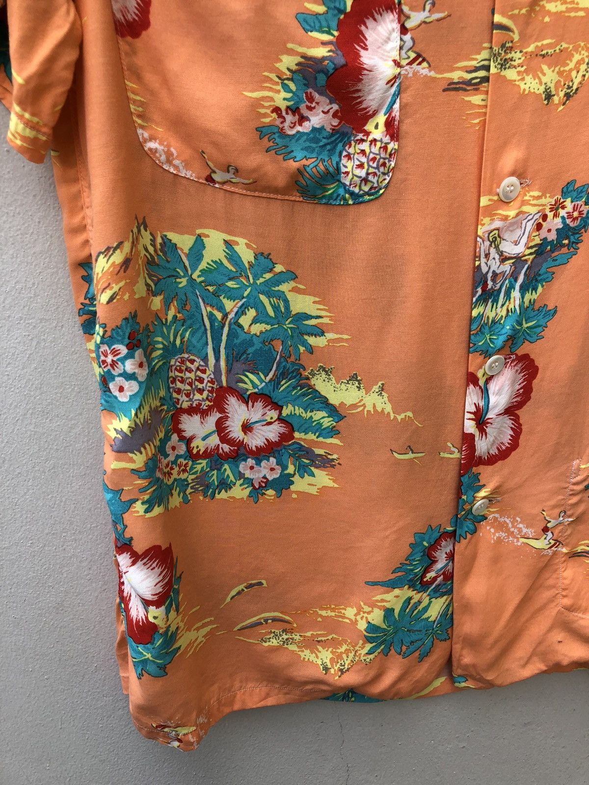 Blue Blue Japan Blue Blue Aloha Japan 100% Rayon Hawaiian Shirt Size US S / EU 44-46 / 1 - 10 Thumbnail