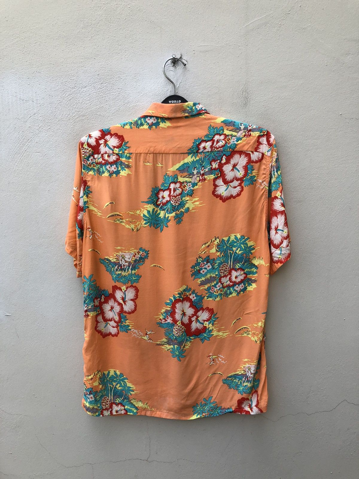 Blue Blue Japan Blue Blue Aloha Japan 100% Rayon Hawaiian Shirt Size US S / EU 44-46 / 1 - 15 Thumbnail