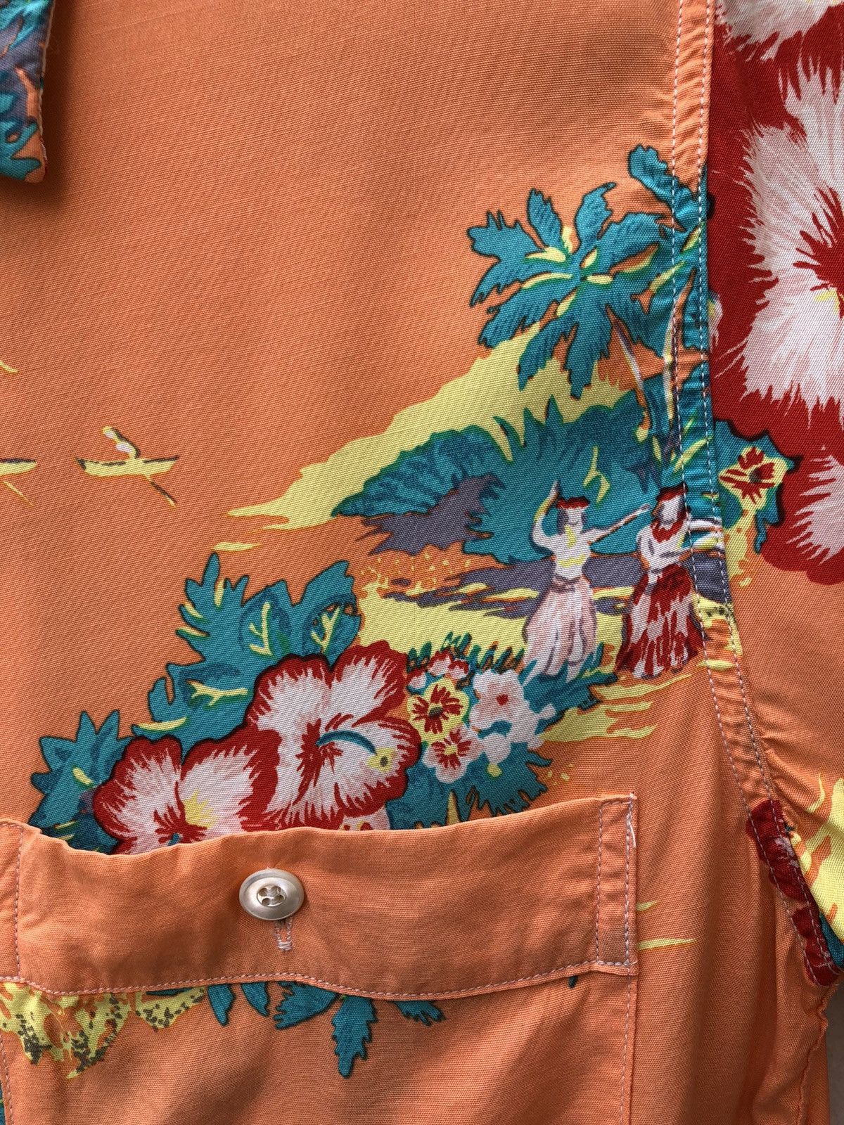 Blue Blue Japan Blue Blue Aloha Japan 100% Rayon Hawaiian Shirt Size US S / EU 44-46 / 1 - 8 Thumbnail