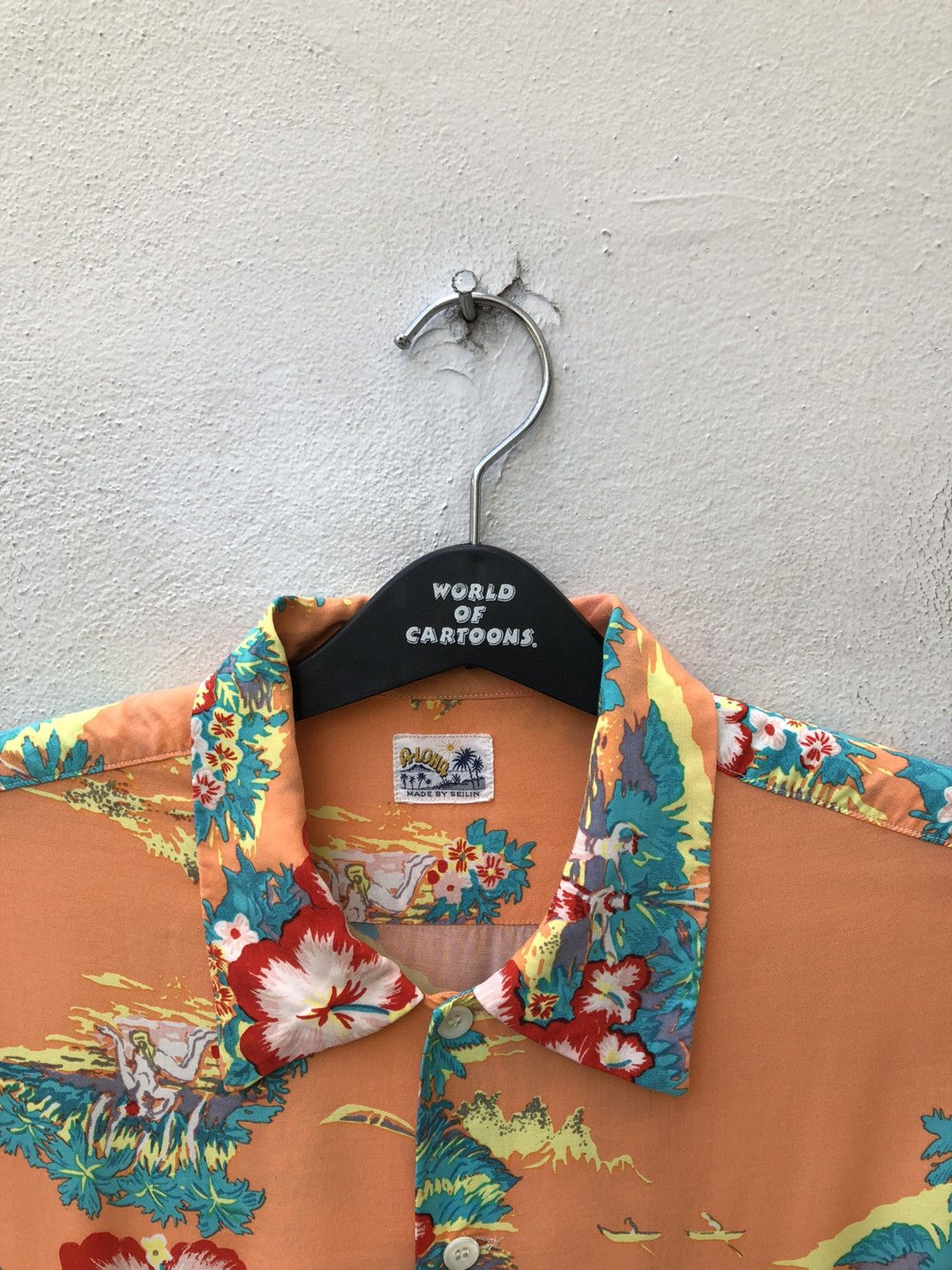 Blue Blue Japan Blue Blue Aloha Japan 100% Rayon Hawaiian Shirt Size US S / EU 44-46 / 1 - 6 Thumbnail
