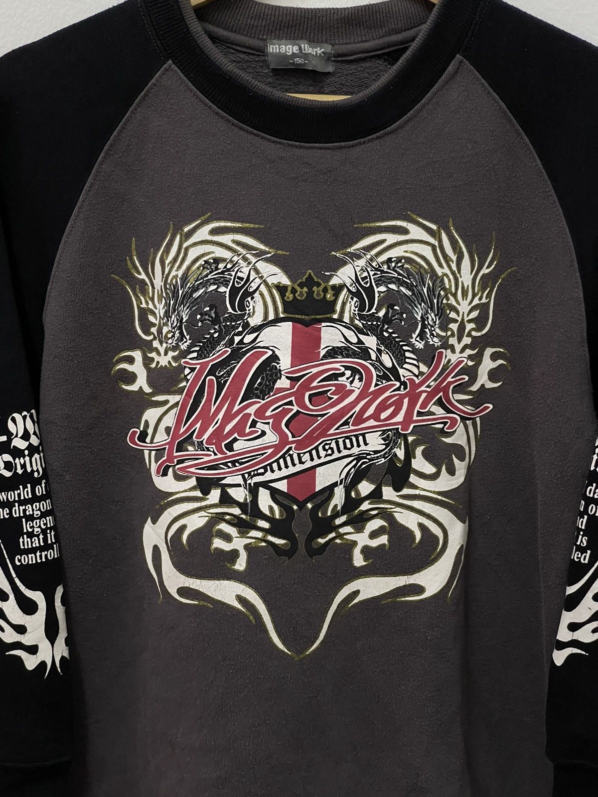 Dragonfly × Japanese Brand × Vintage Vintage Dragonfly Big Logo Printed Sweatshirt Size US XXS / EU 40 - 2 Thumbnail
