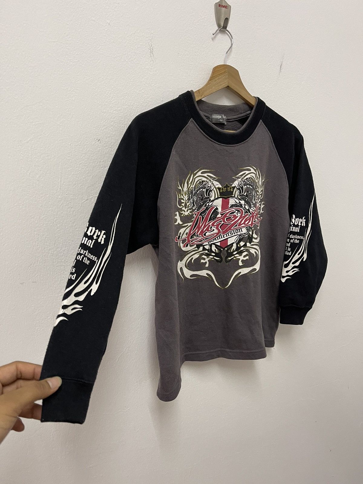 Dragonfly × Japanese Brand × Vintage Vintage Dragonfly Big Logo Printed Sweatshirt Size US XXS / EU 40 - 5 Thumbnail