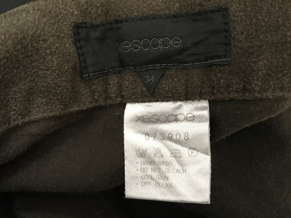 Designer × Japanese Brand XESCAPE Made in Japan Drawstring Hem Suede Cotton Cargo Size US 34 / EU 50 - 15 Thumbnail