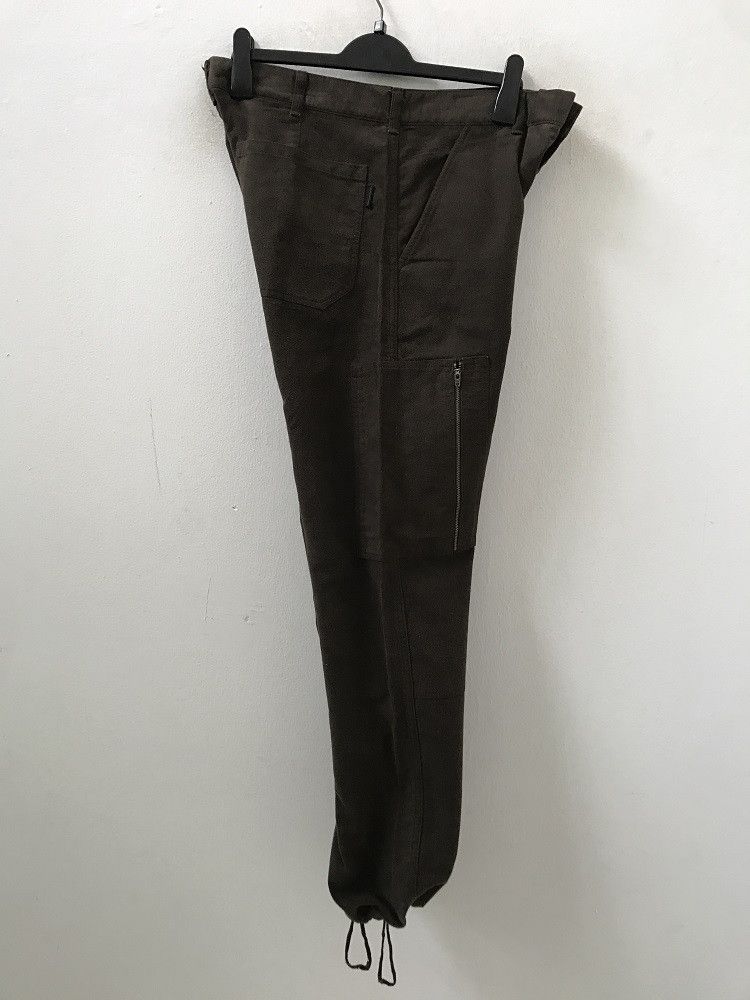 Designer × Japanese Brand XESCAPE Made in Japan Drawstring Hem Suede Cotton Cargo Size US 34 / EU 50 - 13 Thumbnail