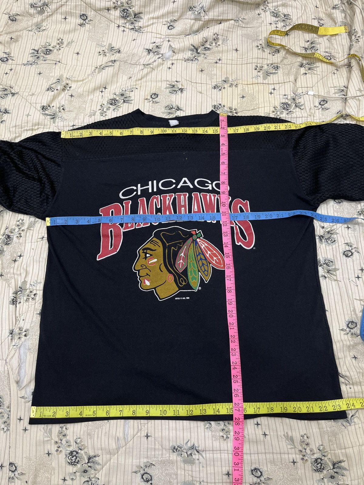 NHL (Mmmm). 🔥RARE VTG CHICAGO BLACKHAWKS Size US XL / EU 56 / 4 - 15 Thumbnail