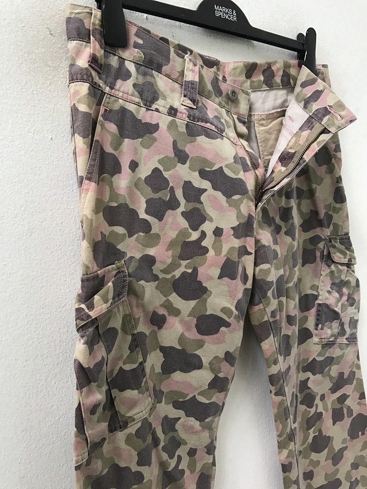 Boycott Vintage BOYCOTT Camo Cargo Trouser Pant Size US 31 - 5 Thumbnail
